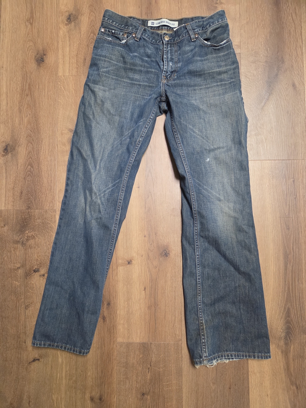 GAP Men's Dark Blue Bootcut Jeans